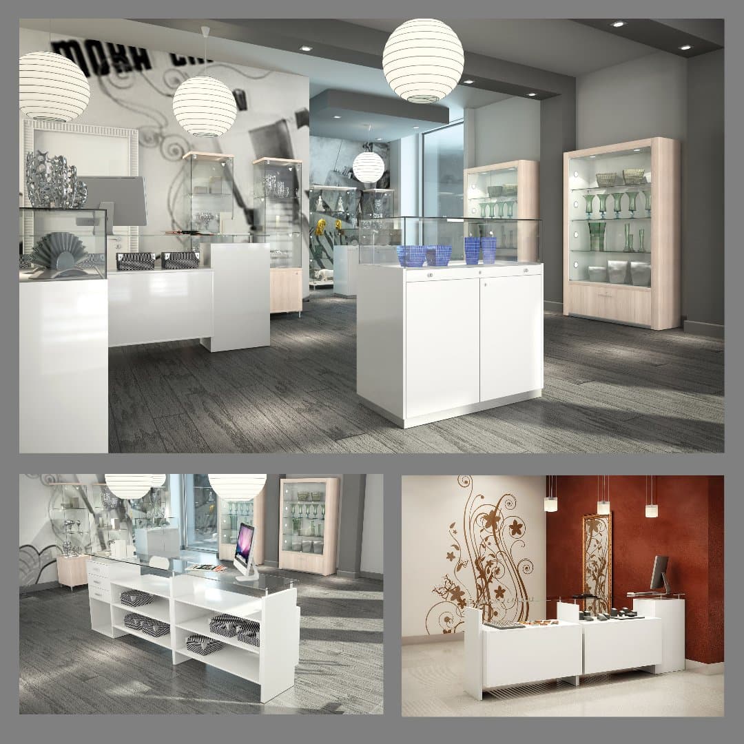 Quadram Range Of Gift And Jewellery Cabinets