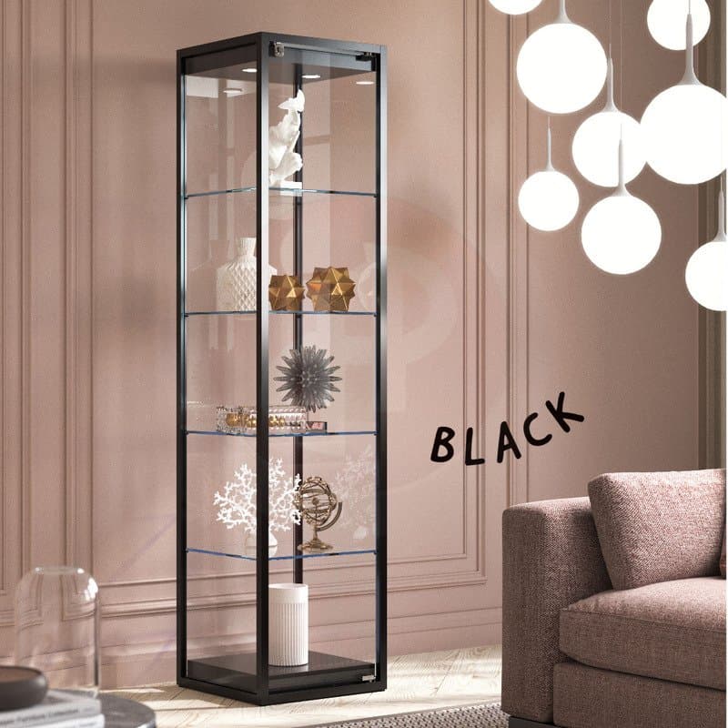 T. Square tower showcase with storage 190 x 95cm wide — image 5
