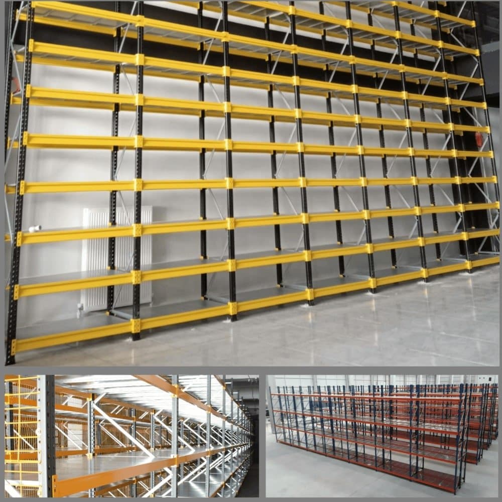 Mini Racking System 120 x 60 x 200cm H with 3 Galvanised Shelves