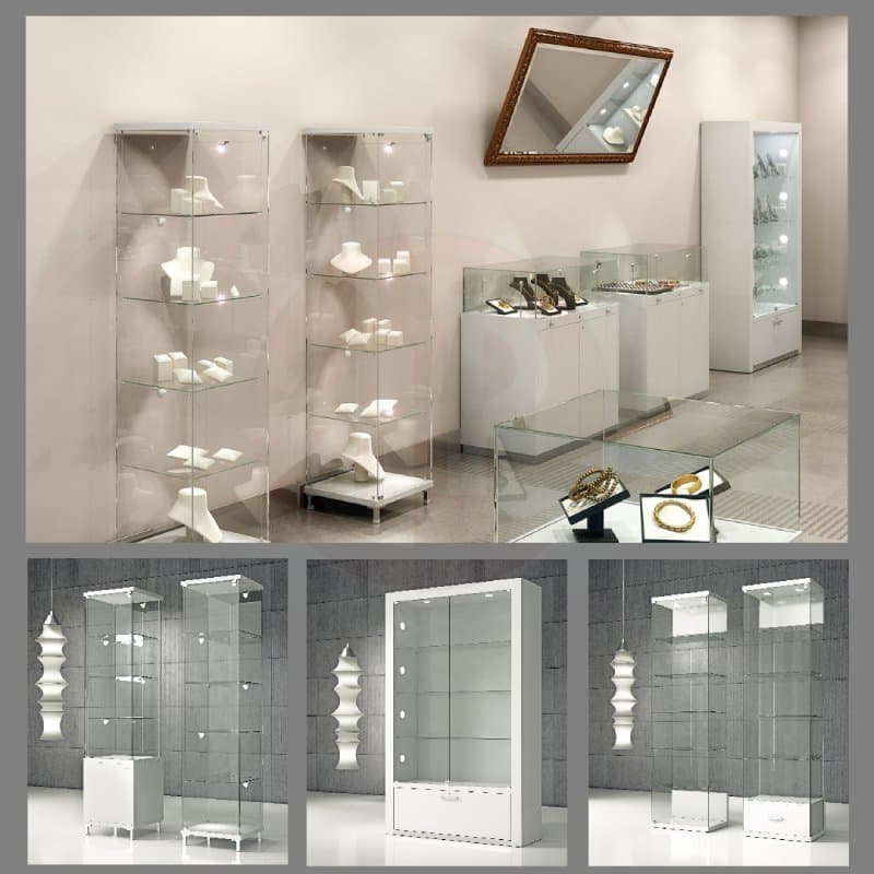 Quadram aisle counter with sliding pull out drawer with lights 50cm wide — image 4